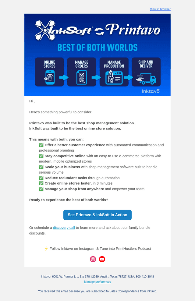 Offer the customer experience your competitors can't match