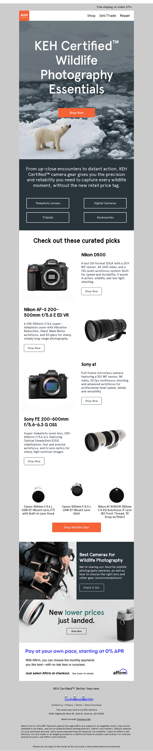 Shop wildlife photography essentials 📸