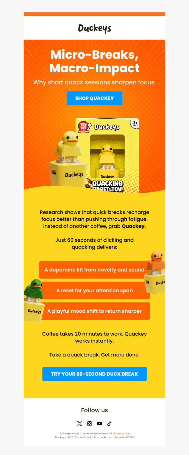 Can 60 Seconds With a Duck Beat Coffee? 🦆