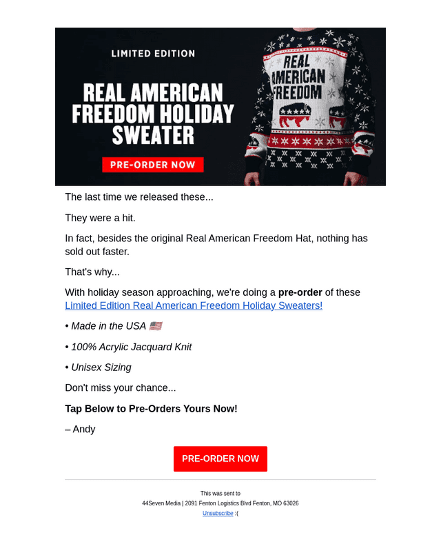 Get yours before they're gone...