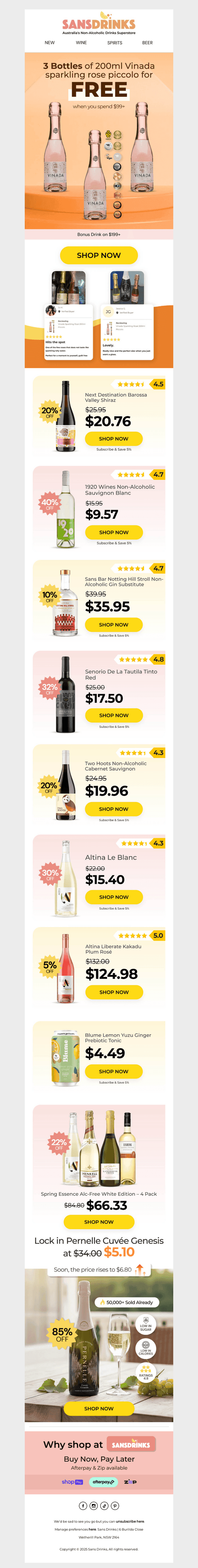 Your Free Vinada Awaits!
