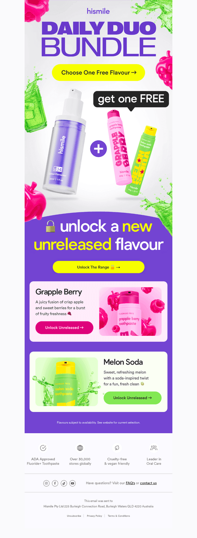 NEW: Melon Soda & Grapple Berry Toothpaste