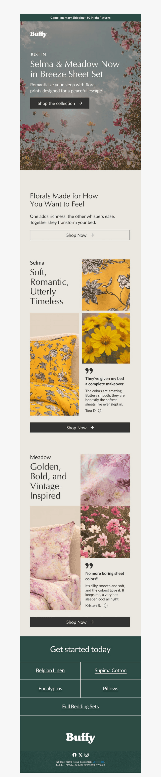 NEW: Selma & Meadow Florals