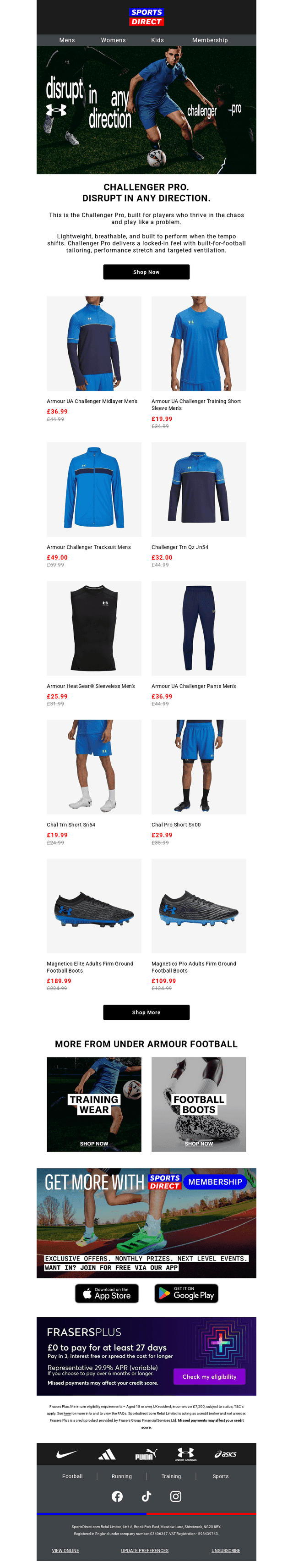 Under Armour Challenger Pro
