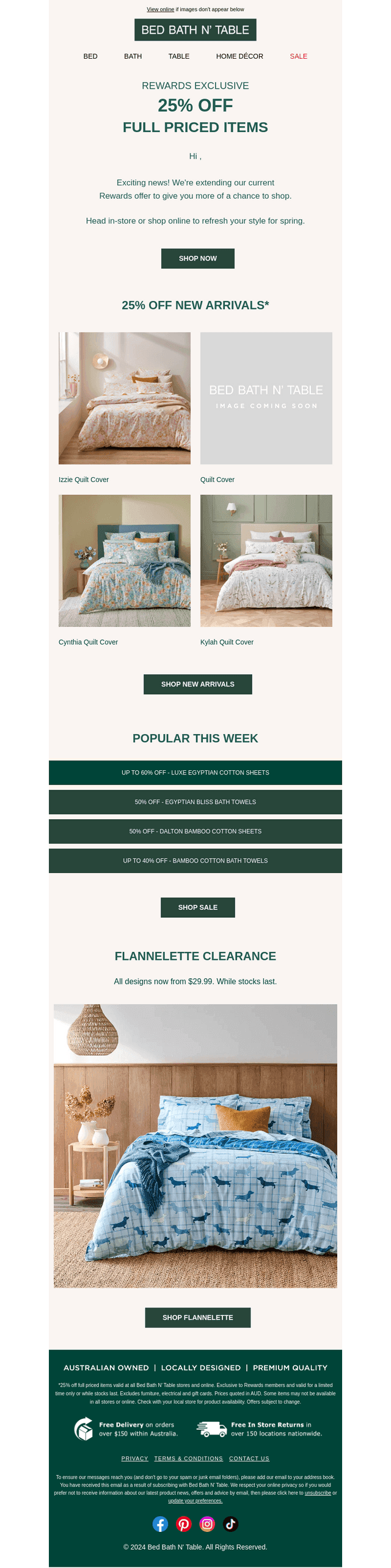 25% OFF | Treat yourself to a spring refresh