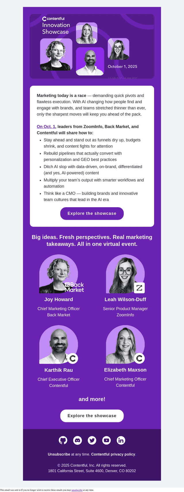 Virtual event, Oct. 1: Speaker lineup announced!