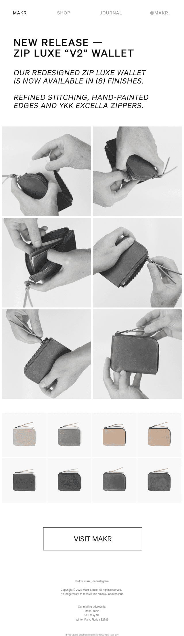 Zip Luxe "V2" Wallets - In Detail