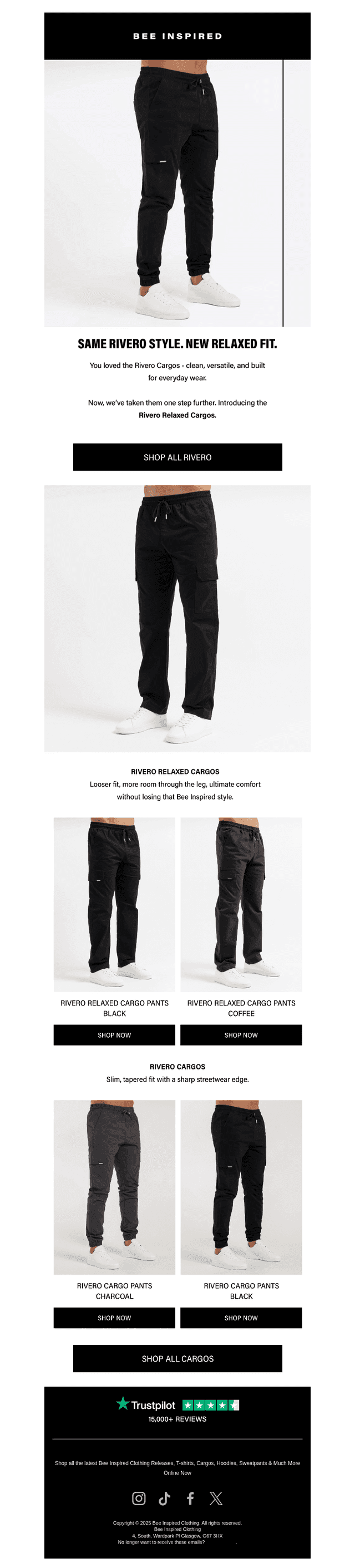 Same Rivero style. New relaxed fit.