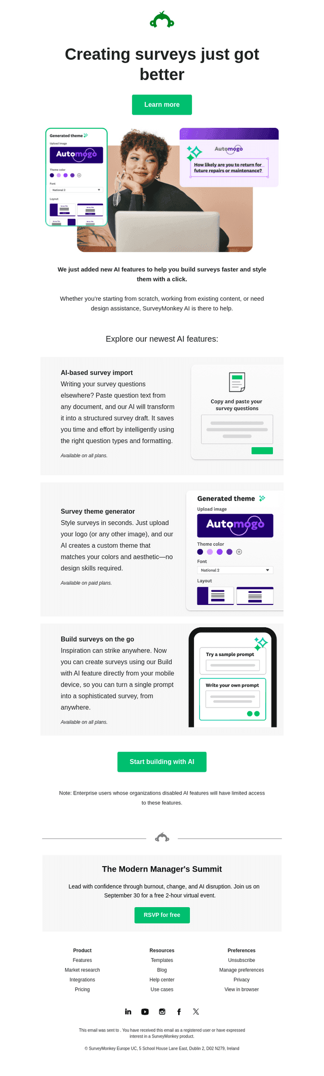 Our latest AI features just dropped