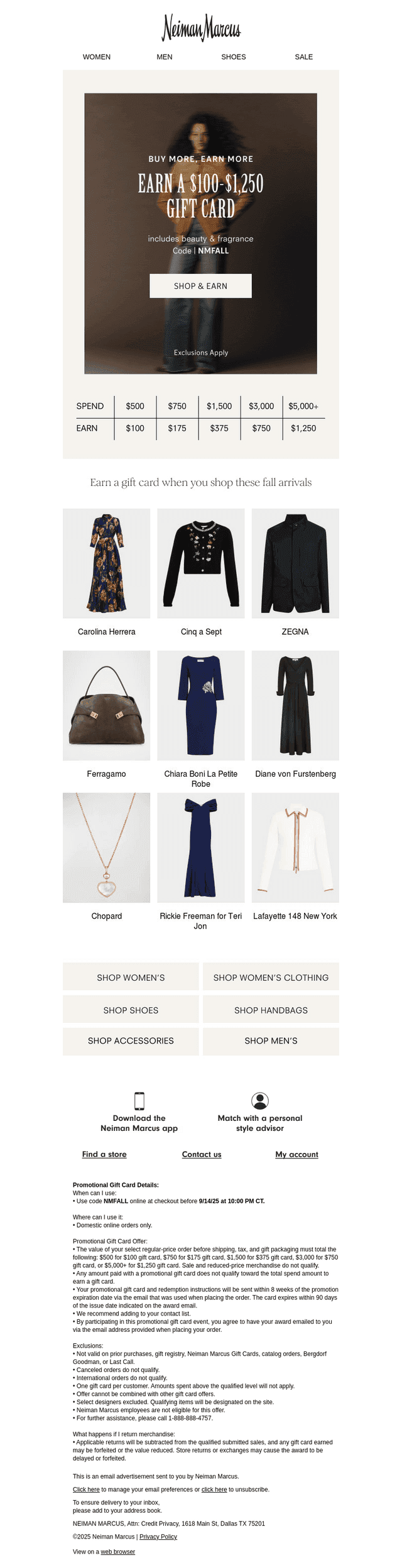 Your $100-$1,250 gift card is waiting
