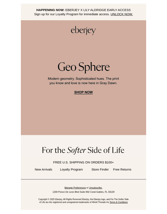 NEW Geo Sphere Print Hue