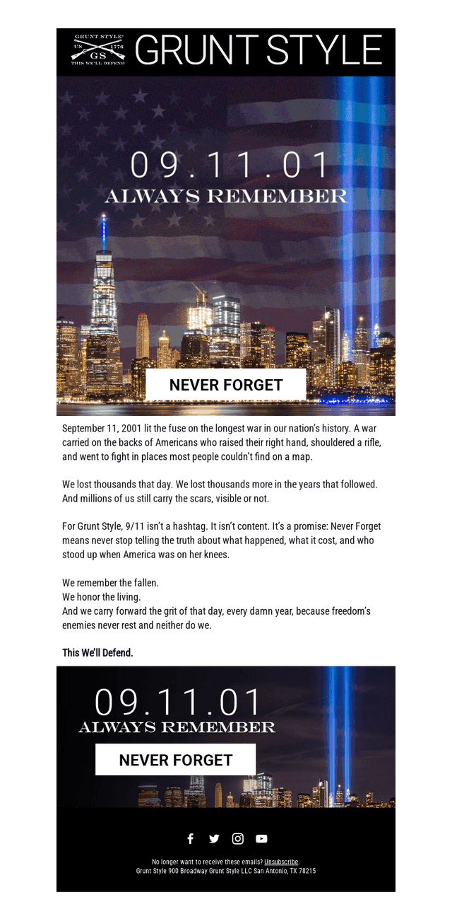 9.11.01 Always Remember