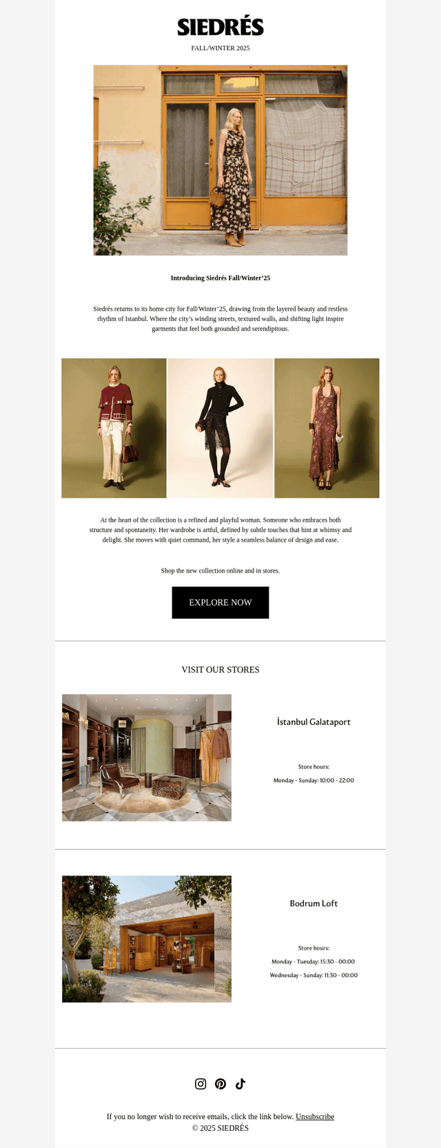 Just In: Siedrés Fall/Winter’25
