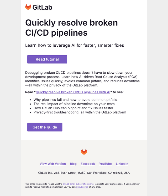 How to quickly resolve broken CI/CD pipelines with AI