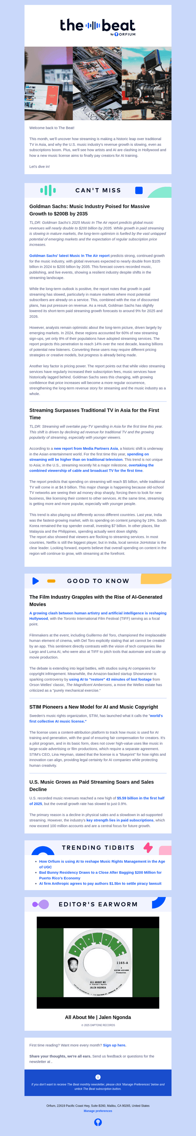 Orfium email from Thu, Sep 11, 2025