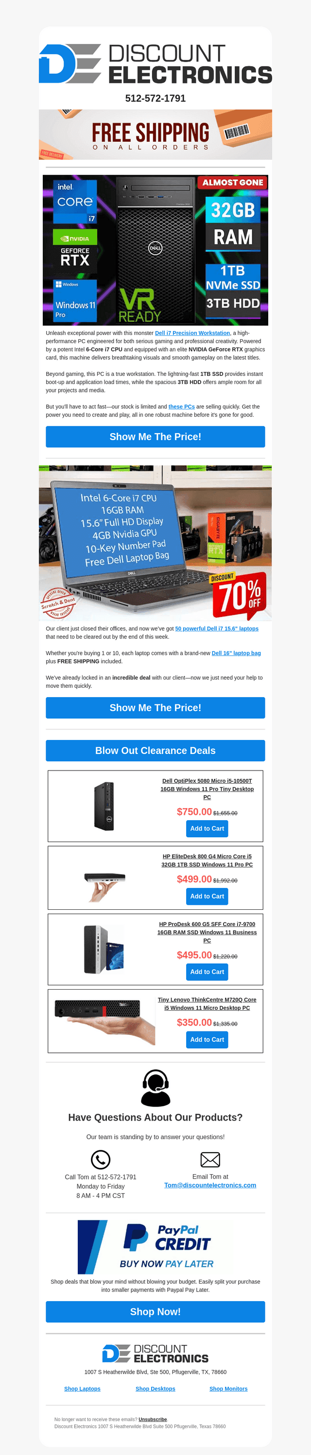 🔥 High-Performance PC (i7/32GB/4TB/NVidia RTX) – 66% Off