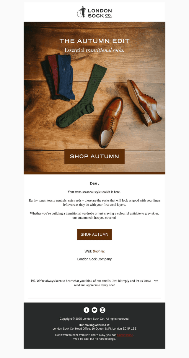 Your autumn sock edit