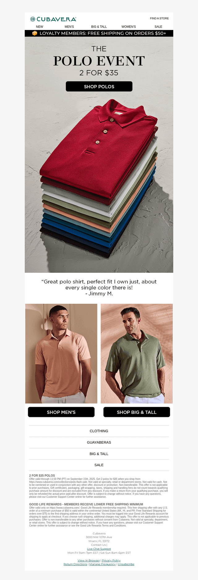 Polo Perfection: 2 for $35