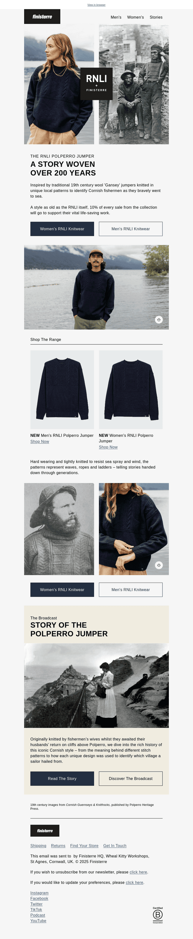 The RNLI Polperro Jumper Returns