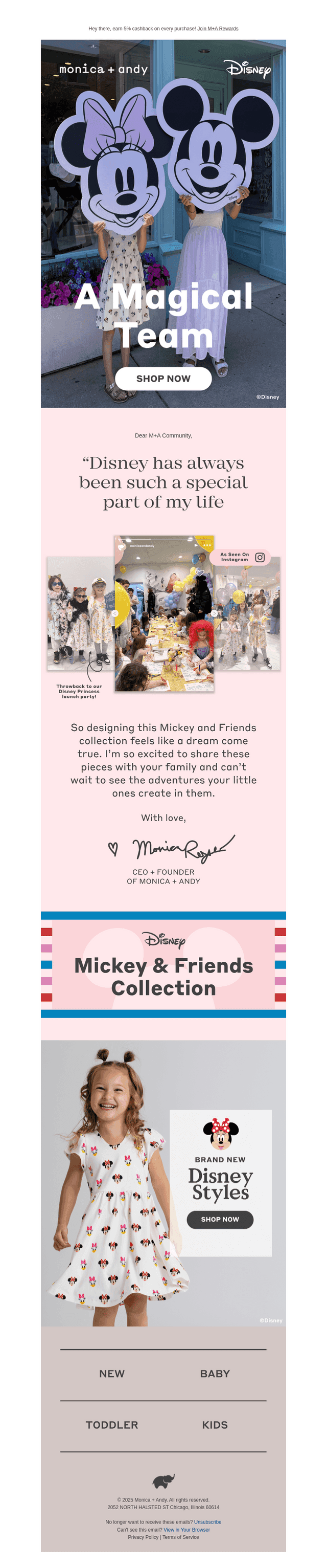 Monica + Andy & Disney = ✨