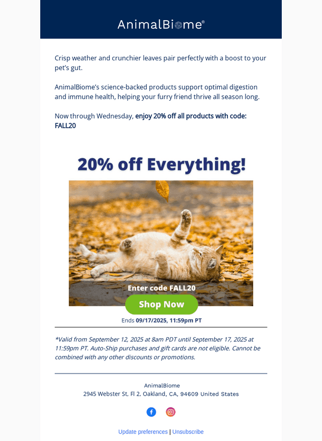 20% Off Sitewide 🥳