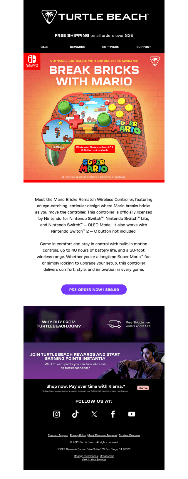 Break Bricks with Mario