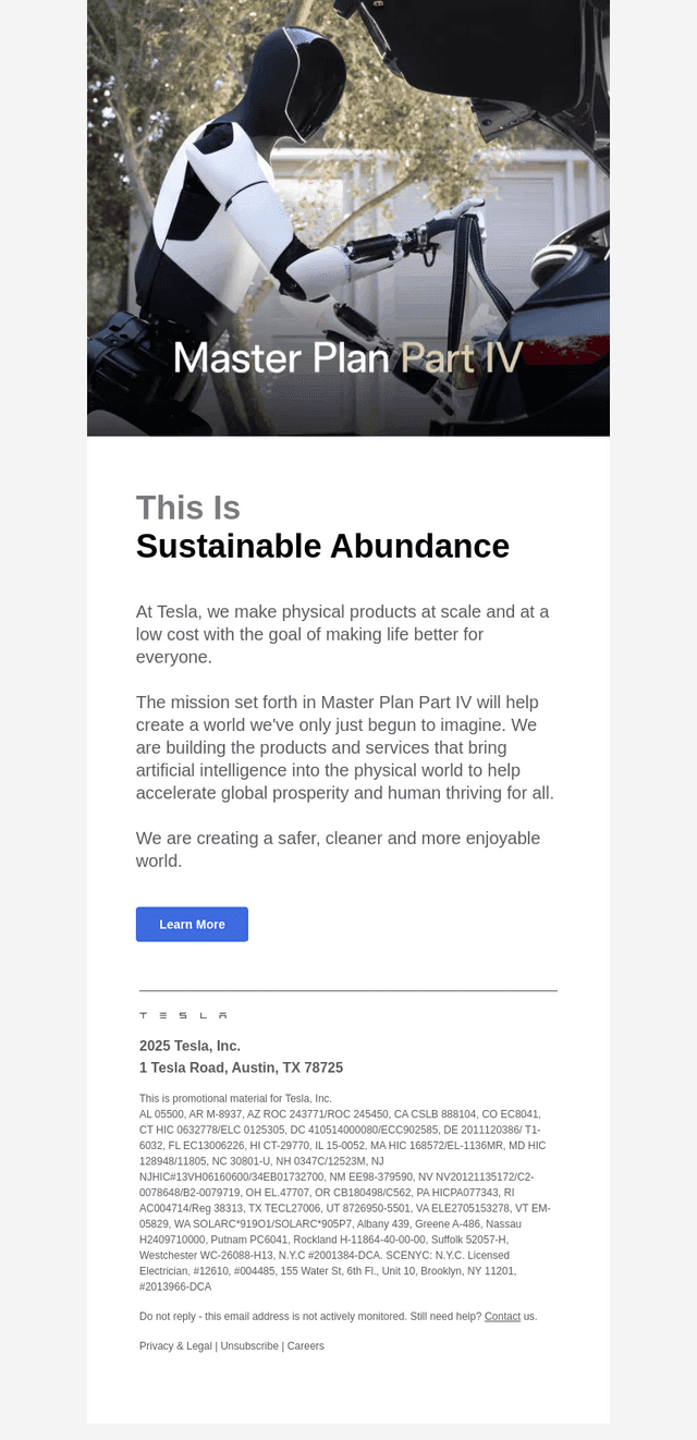 Announcing Master Plan Part IV