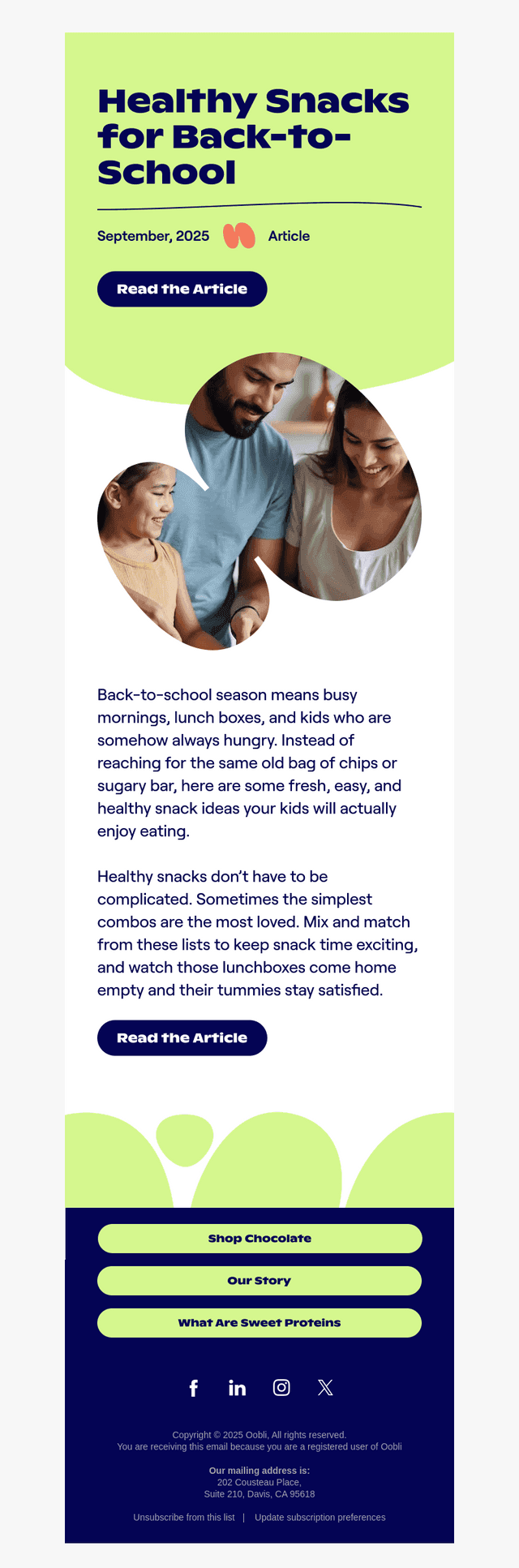 Oobli email from Fri, Sep 12, 2025