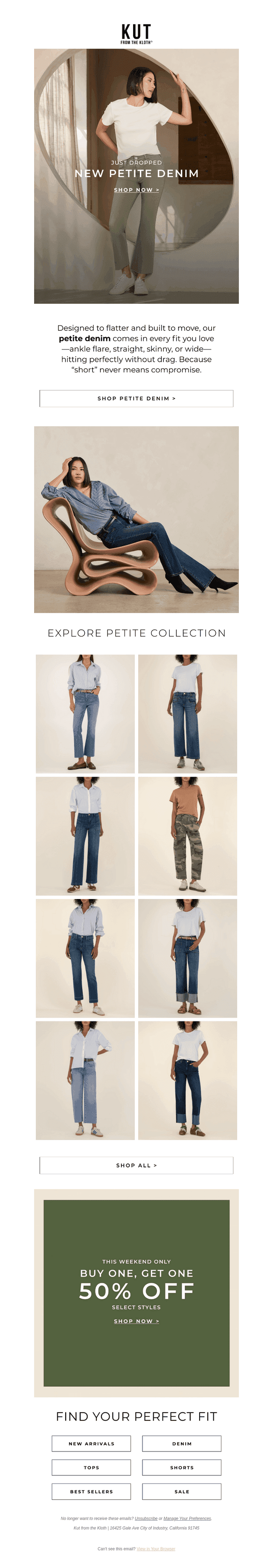 Just Dropped: New Petite Denim 💕