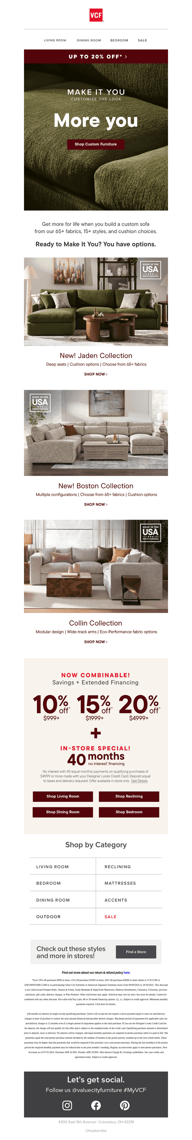 Get a sofa that's built different (because YOU designed it)