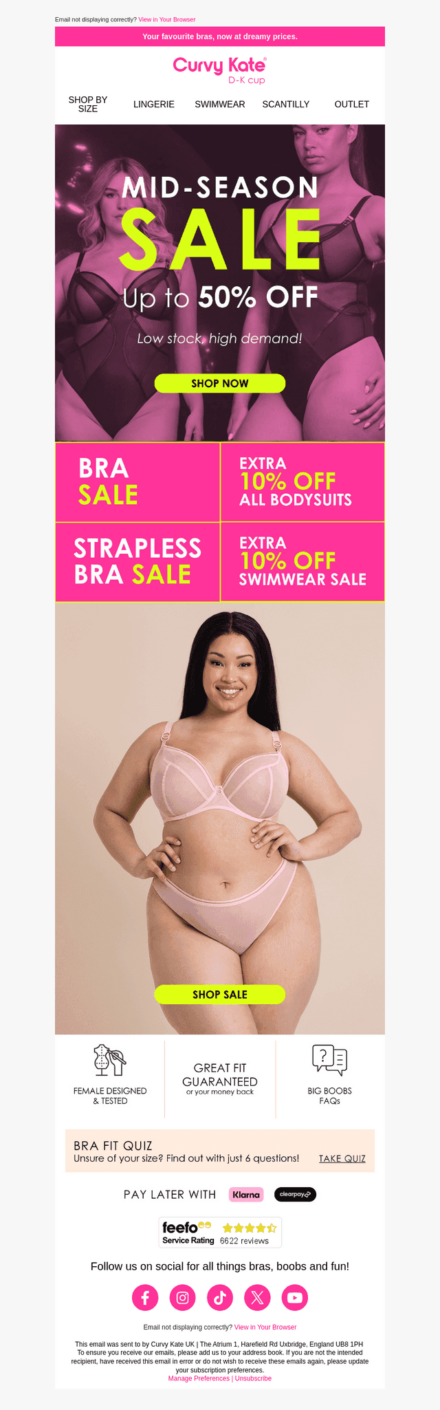 Styles you love. Now even less.