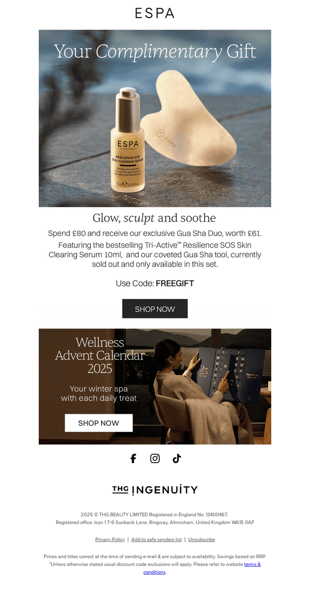 A gift for glowing skin...