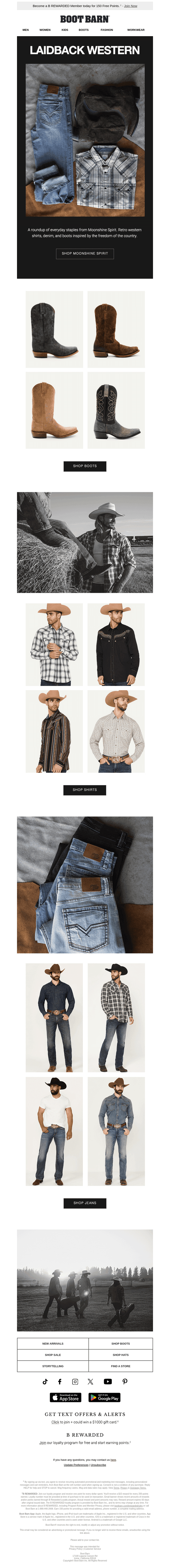 Casual Staples From Moonshine Spirit