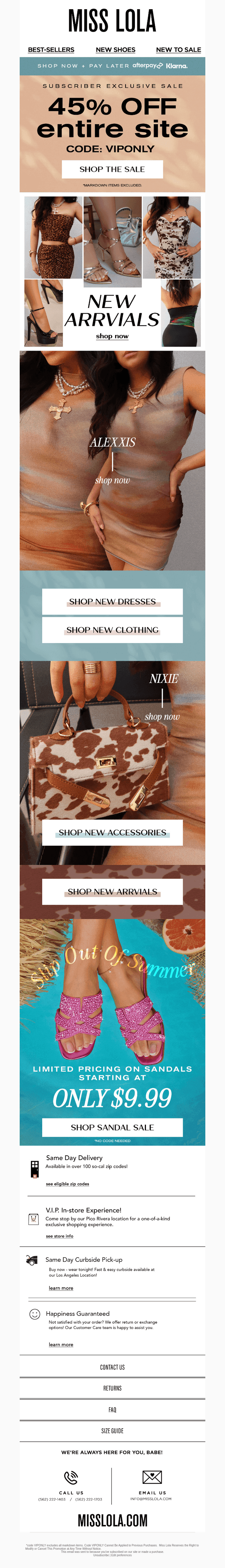 💌 Subscriber perk: 45% OFF + New Markdowns 🛍️🔥