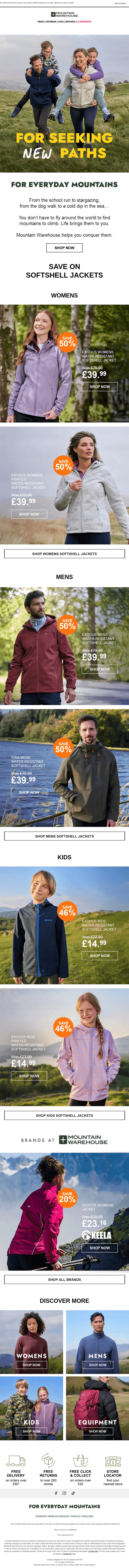 Save on Softshell Jackets