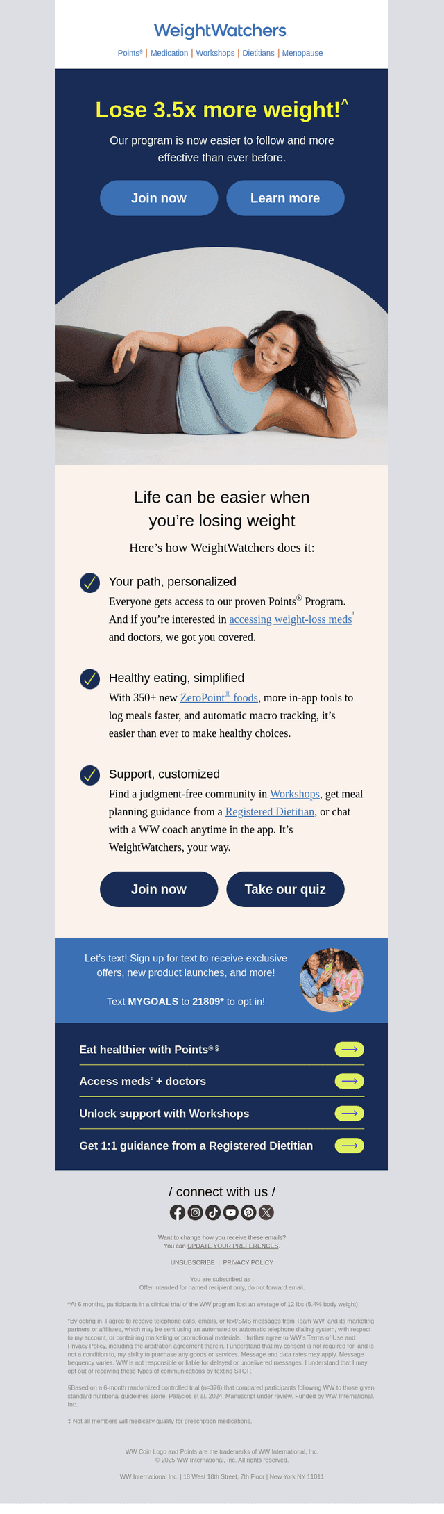 Start losing weight today