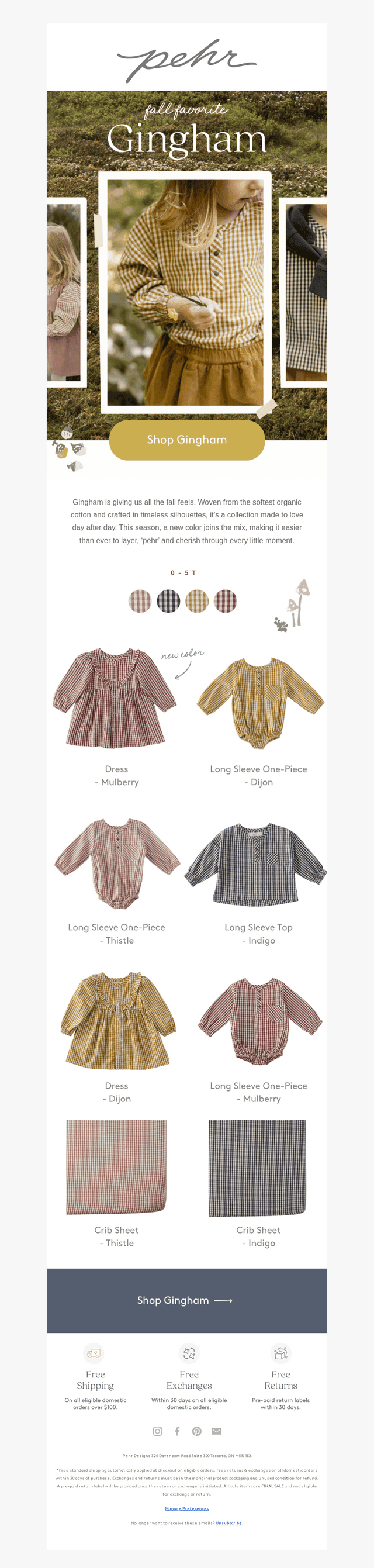 Fall Classic: Gingham (+ A New Color!)