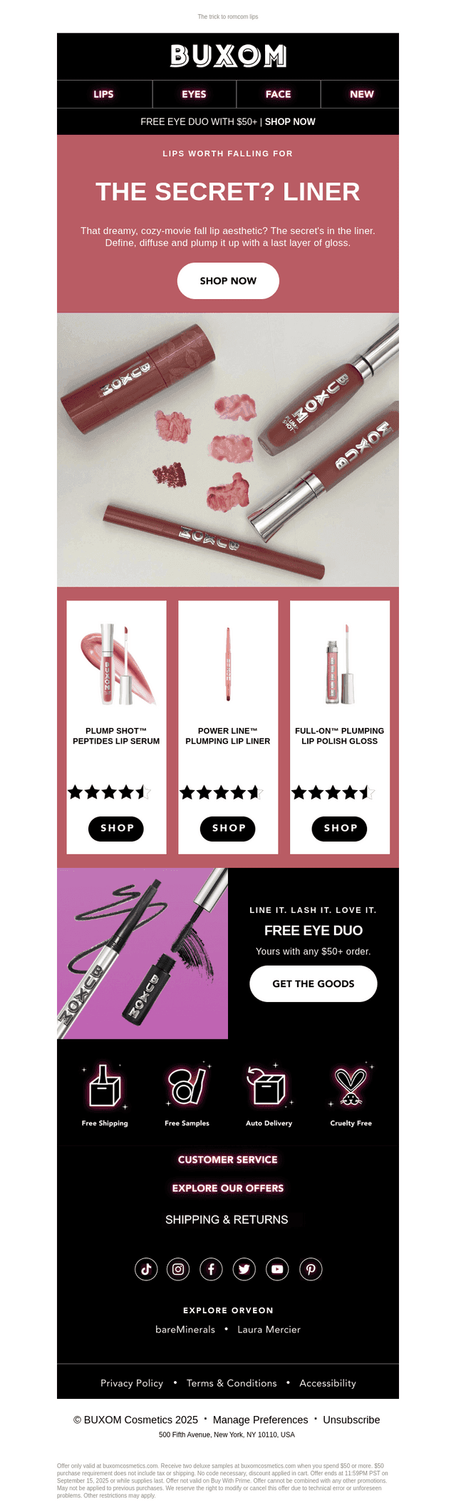 Your fall pout's MVP? Liner