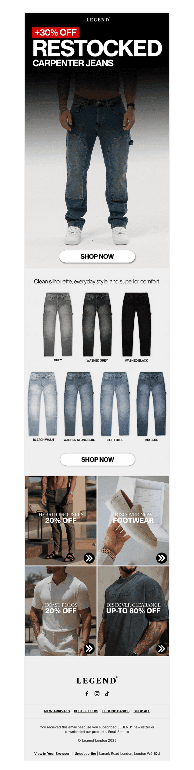 CARPENTER JEANS: RESTOCKED 🚨