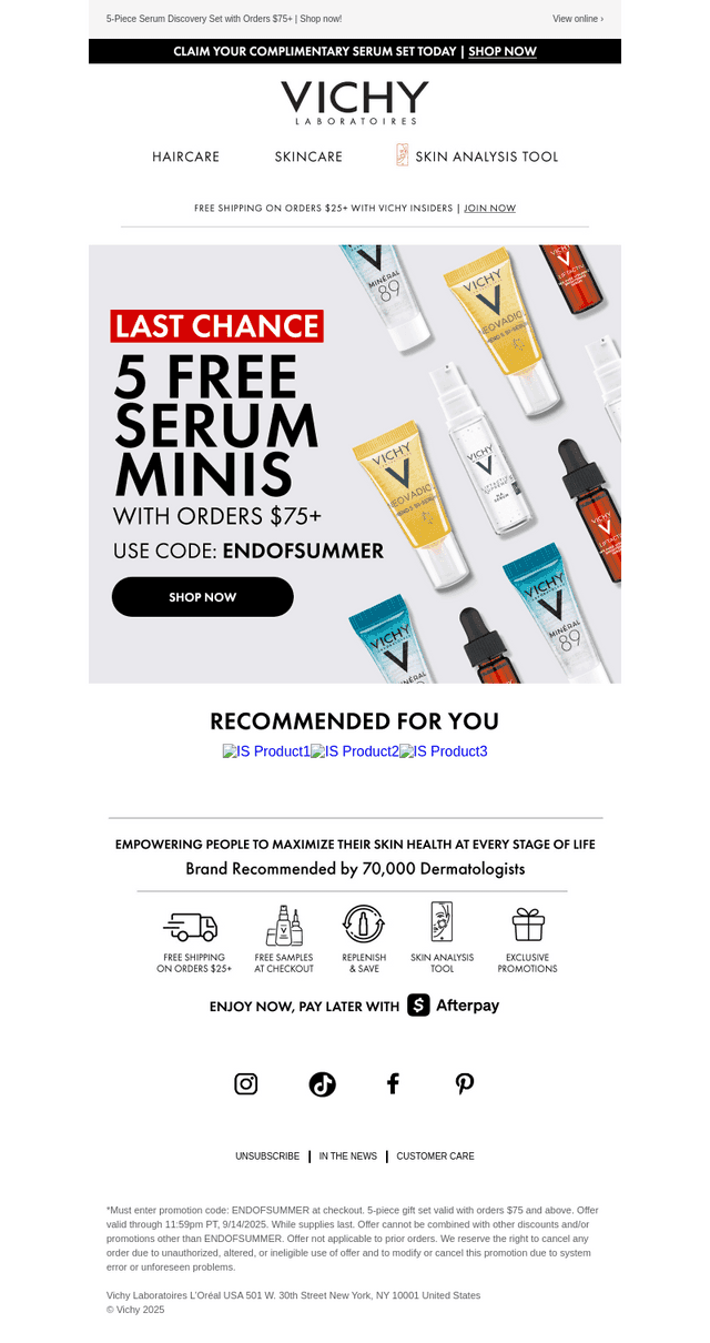 Expires Tonight: Complimentary Serum Set
