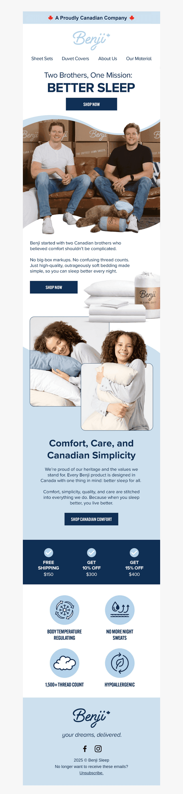 Made for your best sleep yet