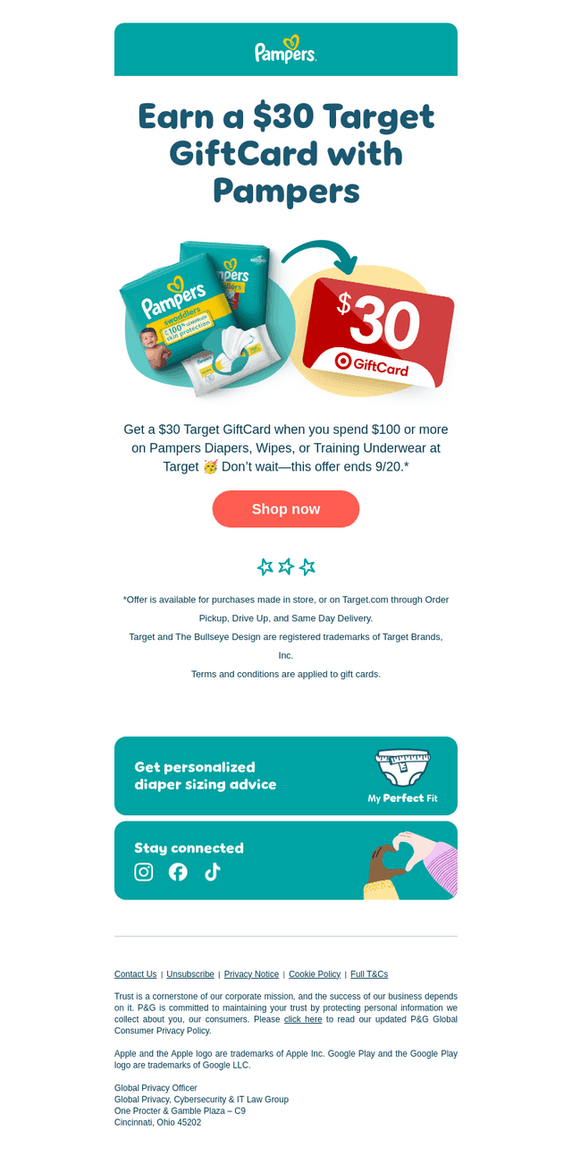 Score a $30 Target GiftCard 🤩