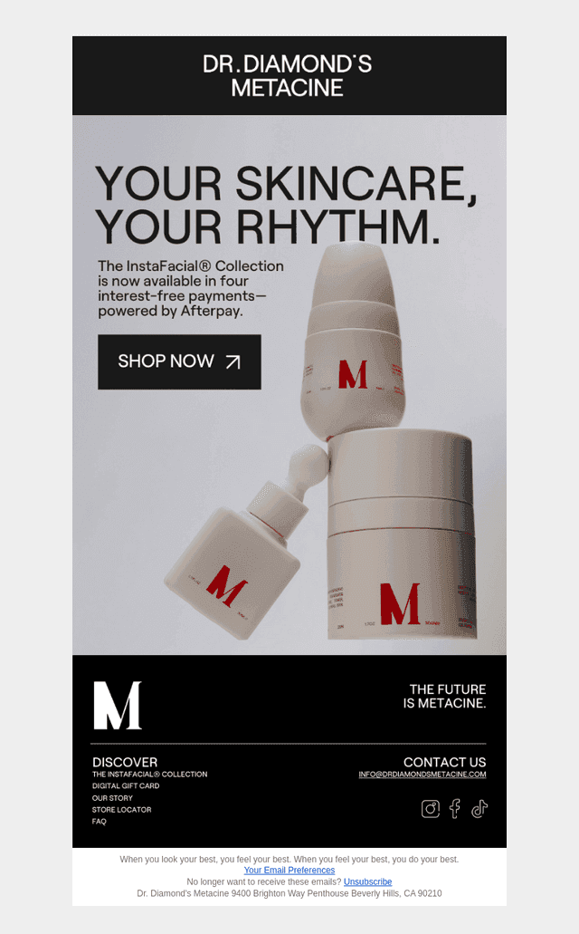 Shop Metacine with Afterpay