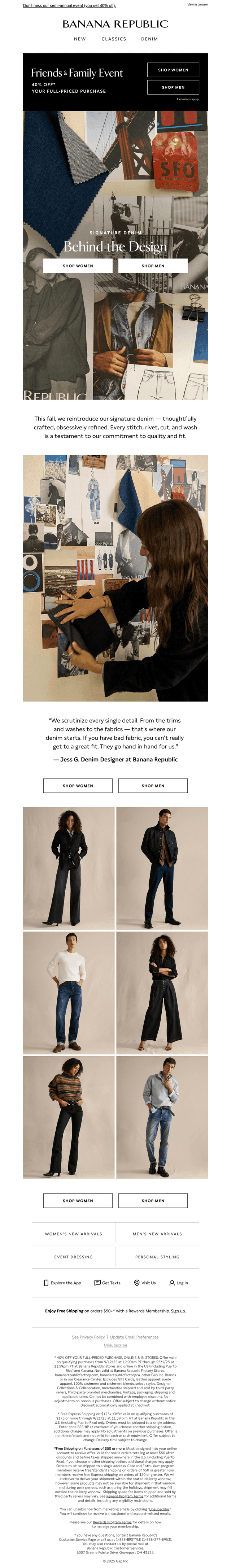 Behind the design: Fall Denim