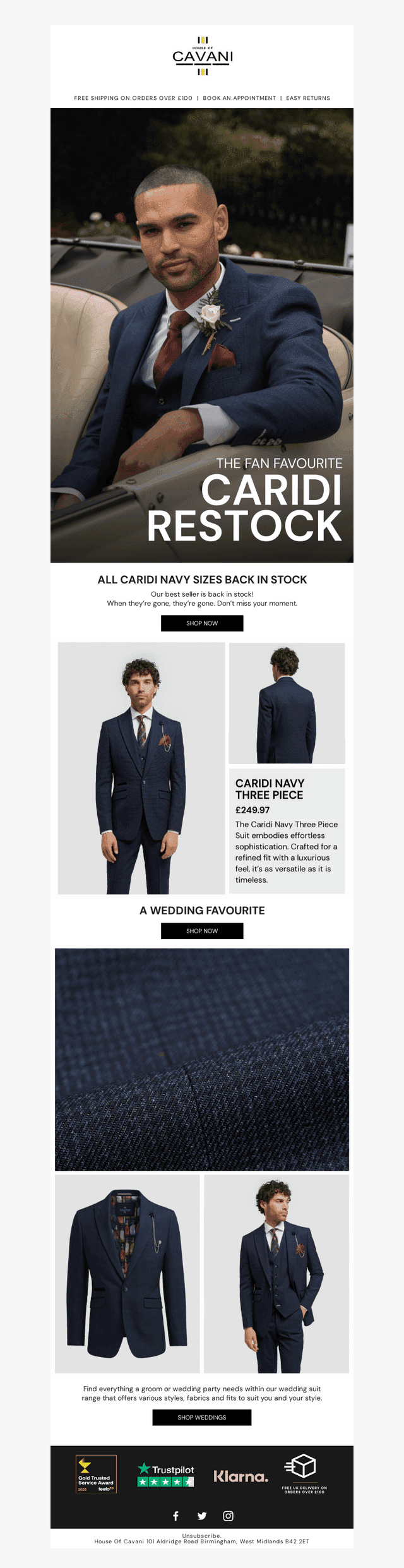 House Of Cavani email from Tue, Sep 16, 2025