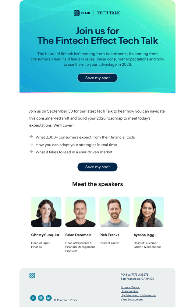 [Tech Talk] Join us at The Fintech Effect
