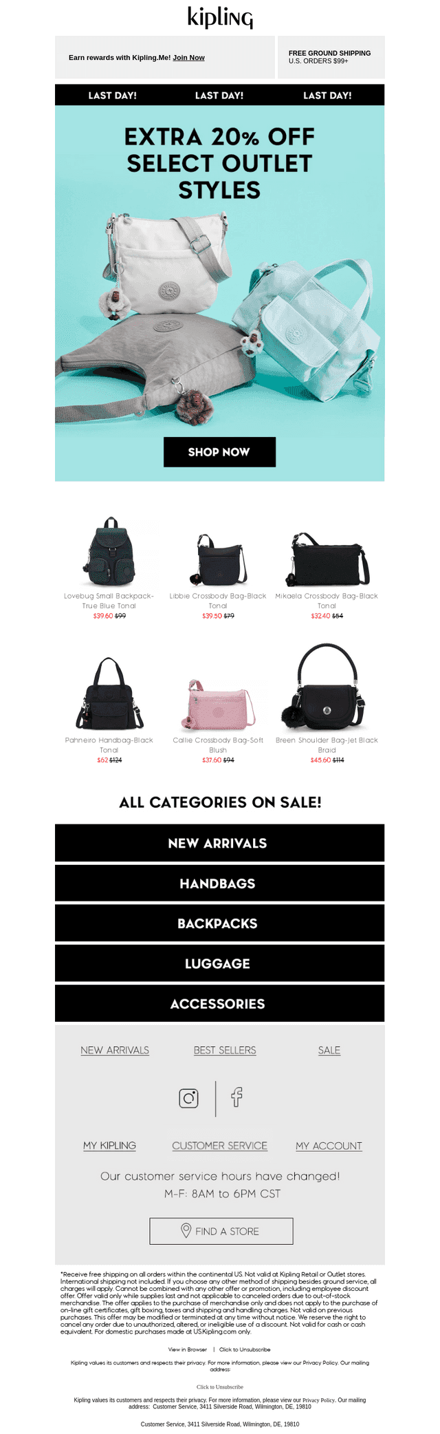 Last Day! Extra 20% Off!
