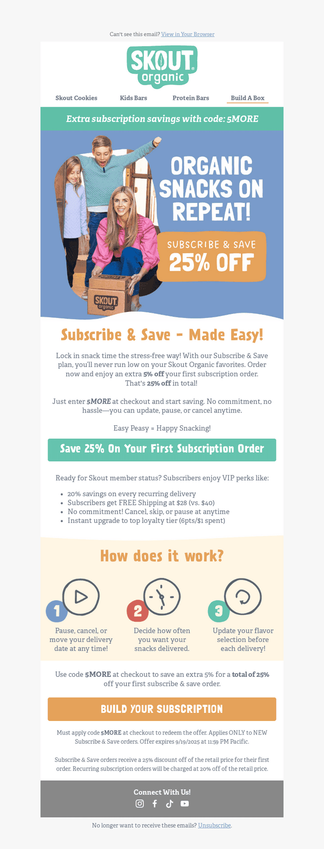 Get 25% Off & Make Snacking Easy Peasy!