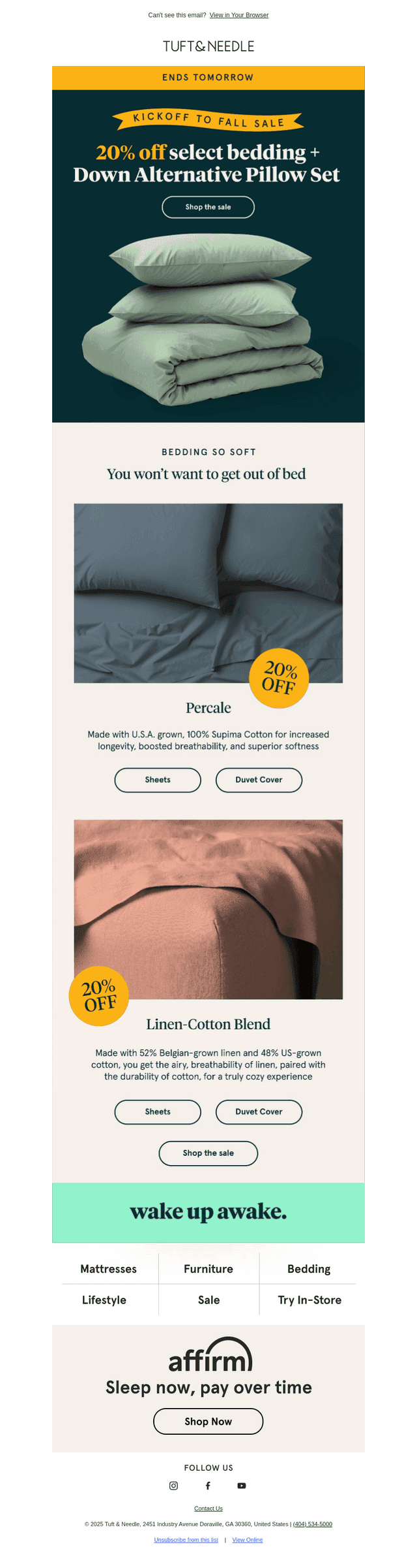 ENDS TOMORROW - 20% off select accessories