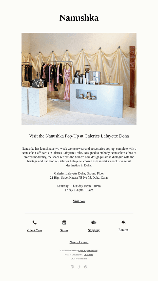Pop-Up at Galeries Lafayette Doha